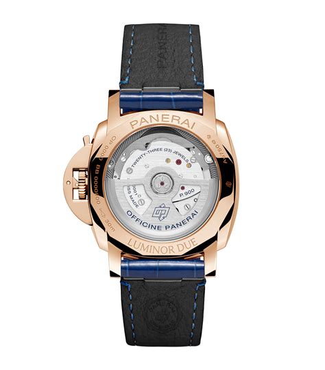 panerai due 38mm rose gold